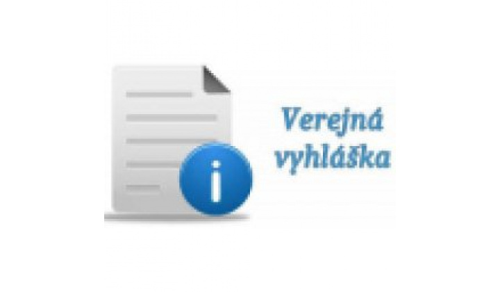 Verejná vyhláška - oznámenie o začatí konania poverenie v PR Ondava - Moravany