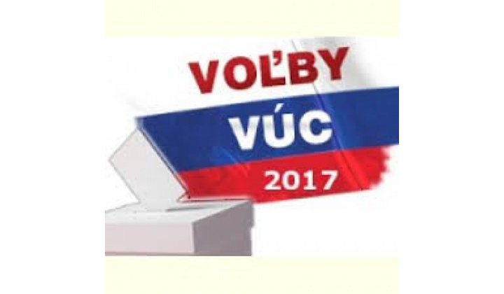 zverejnenie výsledkov z volieb doVÚC  2017   