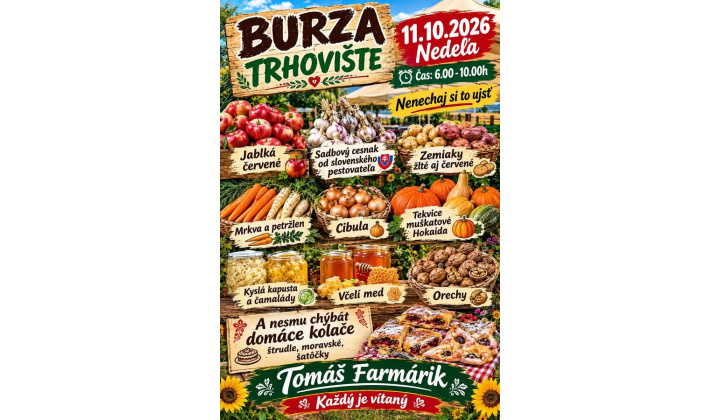 Fotka pre článok Chovateľská burza -  Trhovište !!!