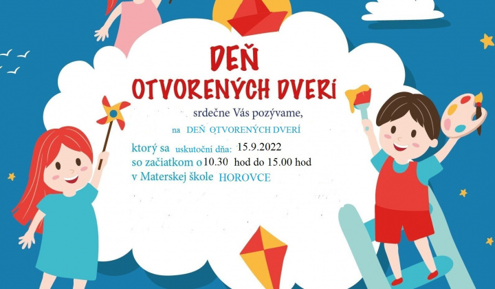 Aktuality / Deň otvorených dverí v Materskej škole  Horovce - foto