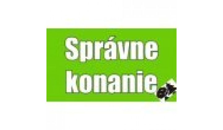 Správne konanie - ochrana životného prostredia