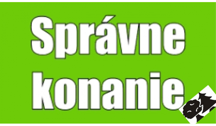 Správne konanie - ochrana životného prostredia