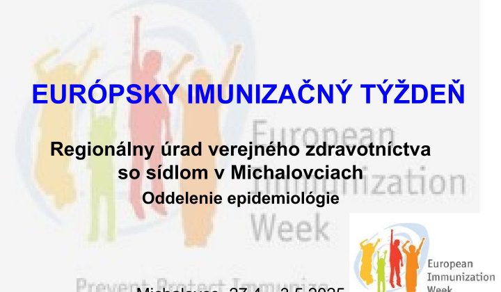 Fotka pre článok Európsky imunizačný týždeň