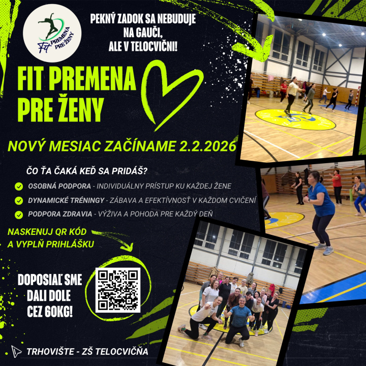Menšia fotka pre článok Fit premena pre ženy OZNAM !!!