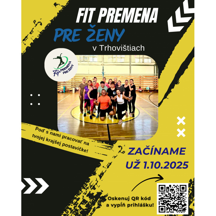 Menšia fotka pre článok OZNAM -  FIT PREMENA ŽENY   TRHOVIŠTE